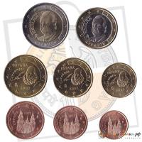 (2007) Набор монет Евро Испания 2007 год   UNC
